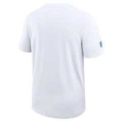 Los Angeles Chargers Sideline UV Dri-Fit Coach Shirt - White