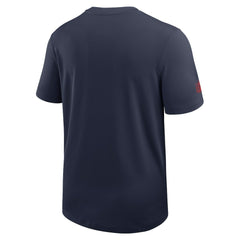New England Patriots Sideline UV Dri-Fit Coach Shirt - Navy