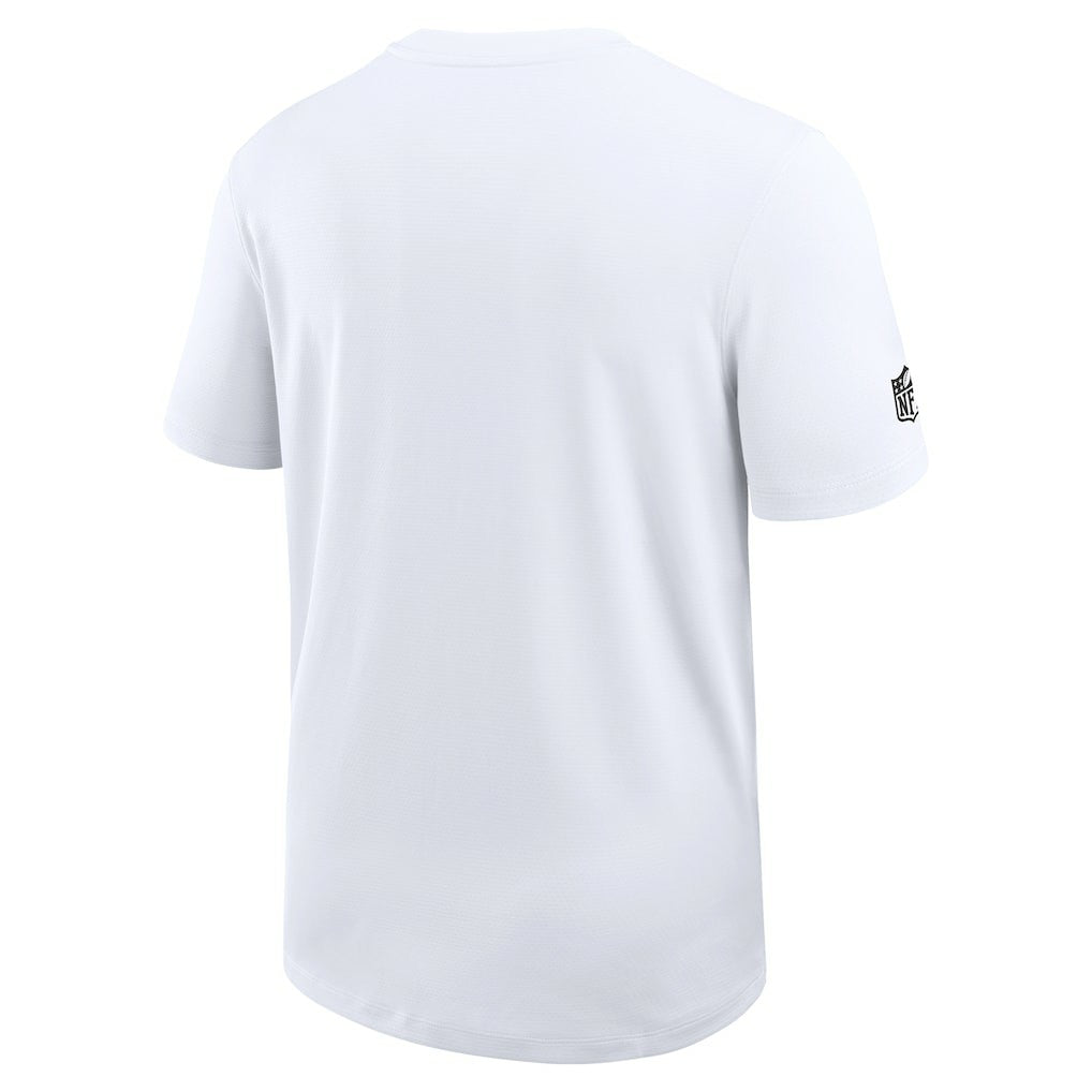 New Orleans Saints Sideline UV Dri-Fit Coach Shirt - White