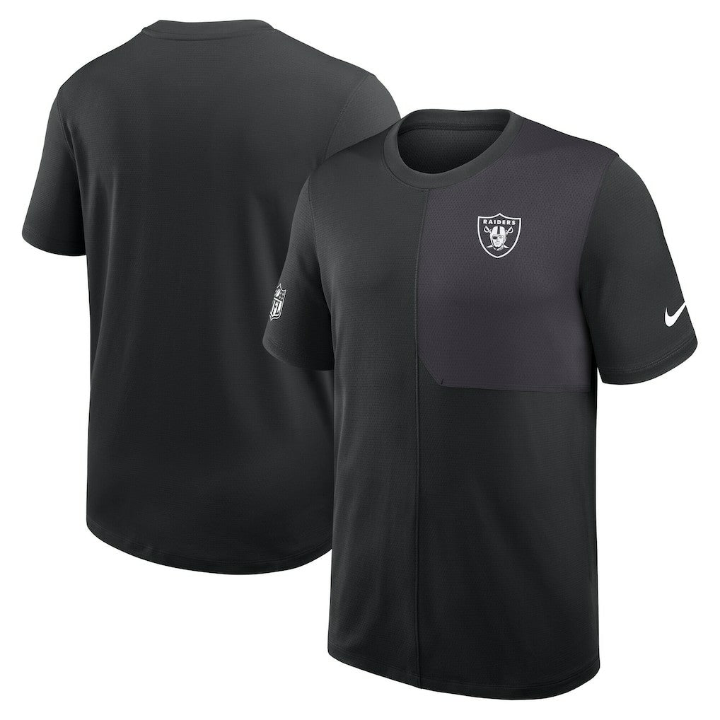 Las Vegas Raiders Sideline UV Dri-Fit Coach Shirt - Black
