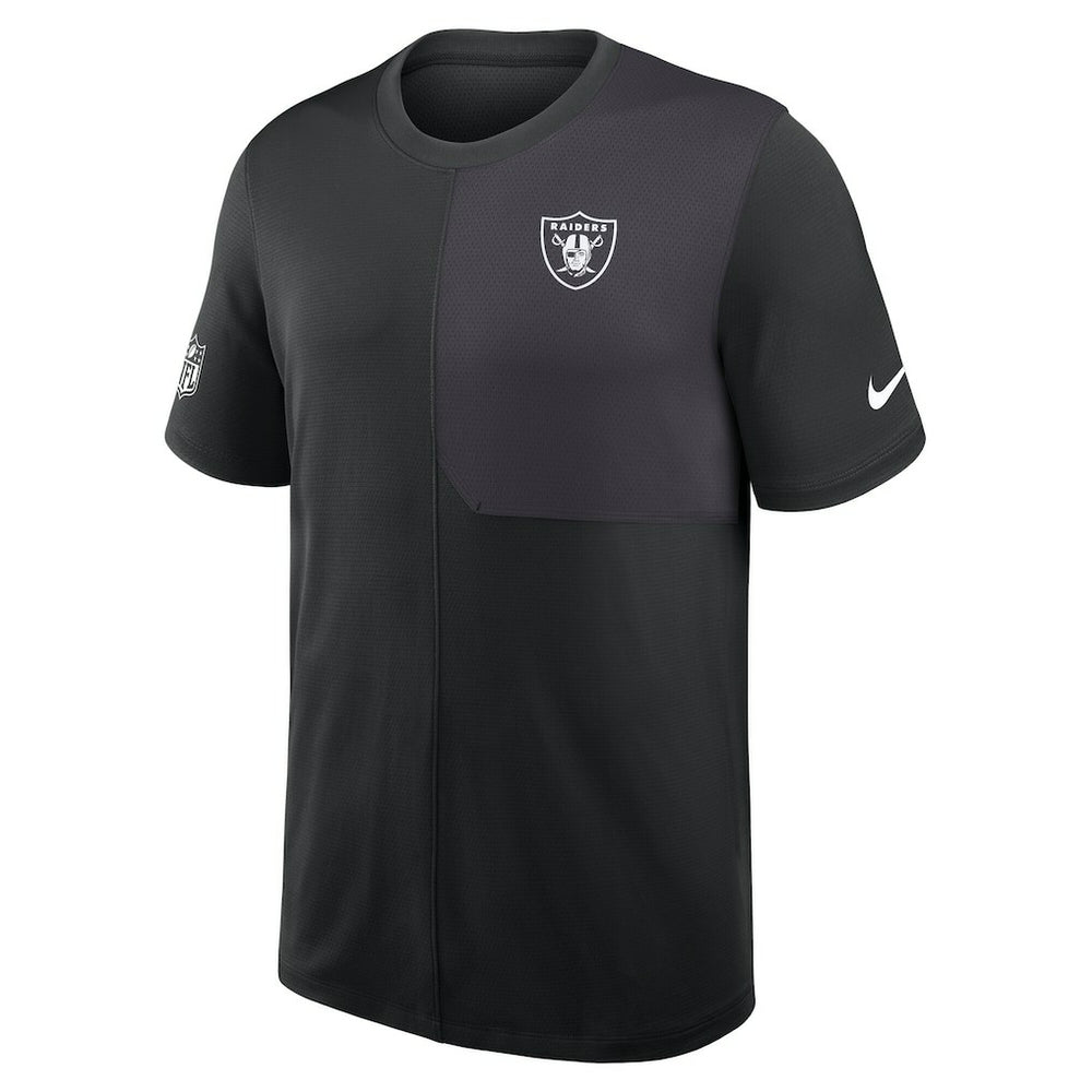 Las Vegas Raiders Sideline UV Dri-Fit Coach Shirt - Black