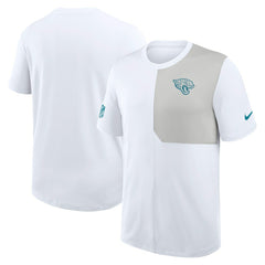 Jacksonville Jaguars Sideline UV Dri-Fit Coach Shirt - White