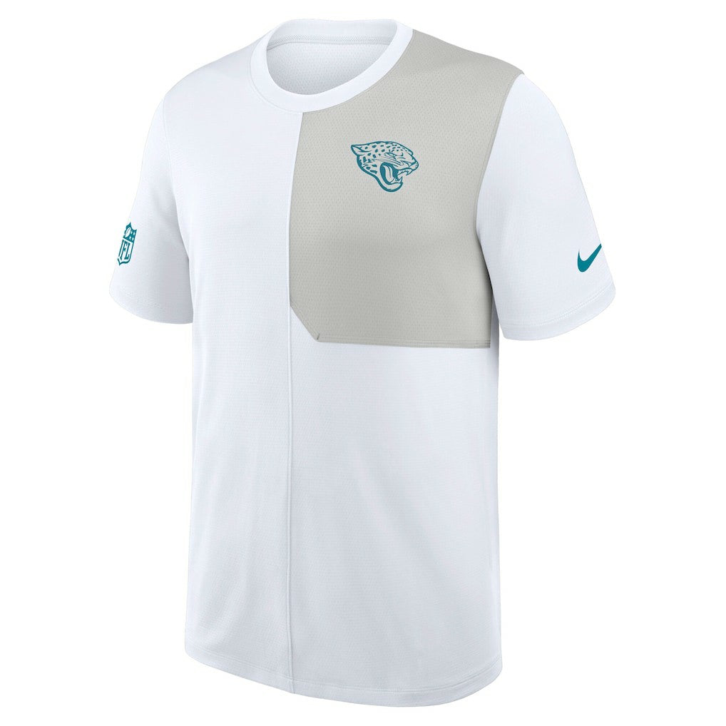 Jacksonville Jaguars Sideline UV Dri-Fit Coach Shirt - White
