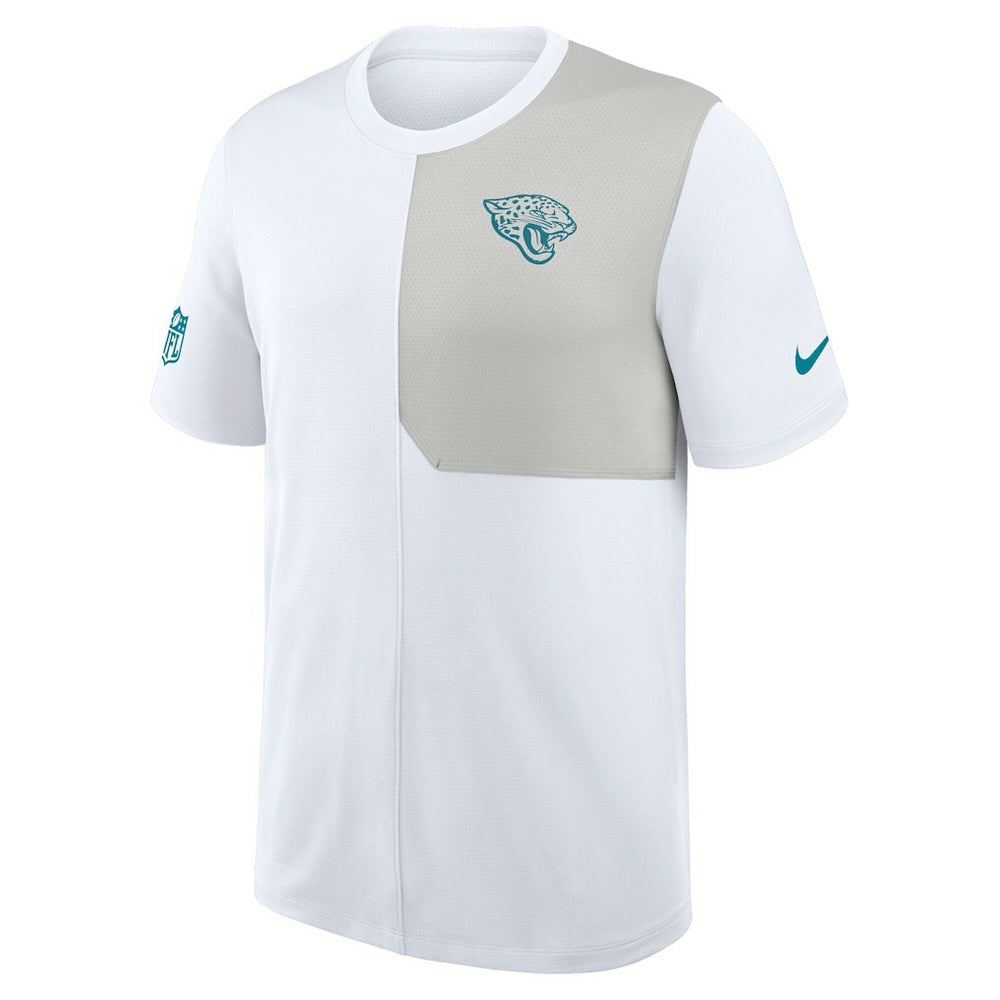 Jacksonville Jaguars Sideline UV Dri-Fit Coach Shirt - White