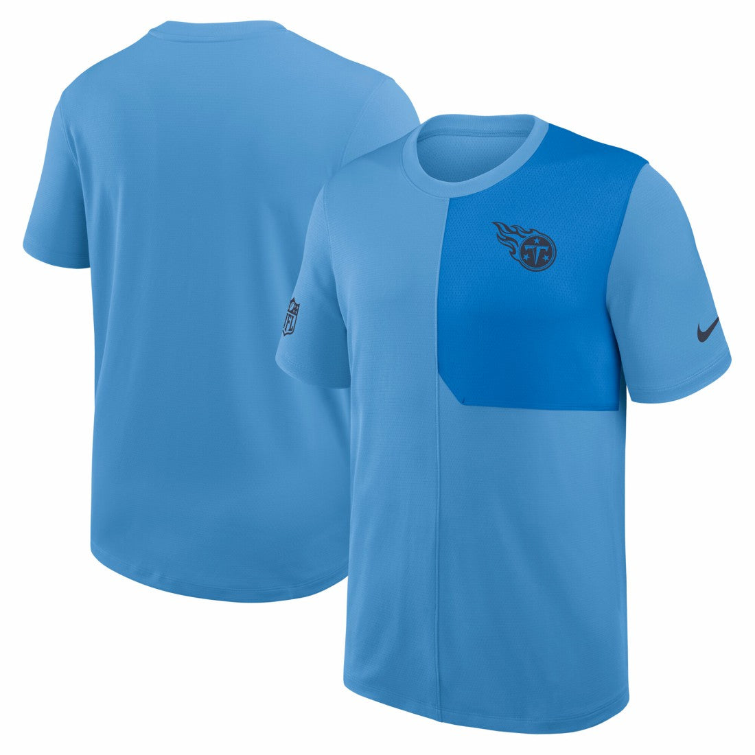 Tennessee Titans Sideline UV Dri-Fit Coach Shirt - Light Blue