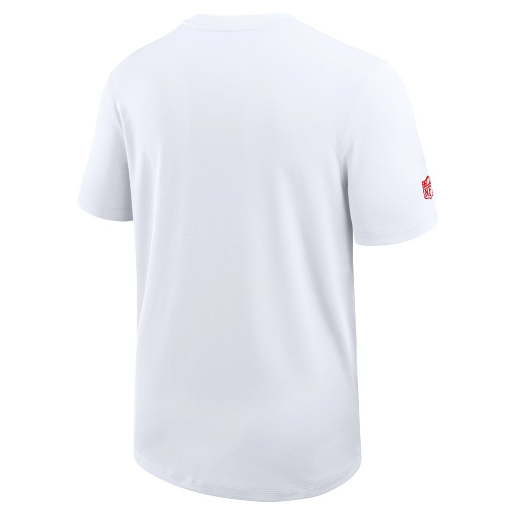Kansas City Chiefs Sideline UV Dri-Fit Coach Shirt - White