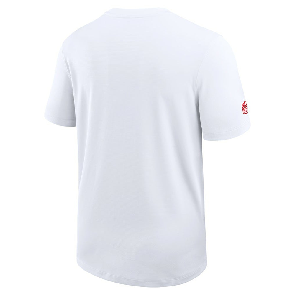 Kansas City Chiefs Sideline UV Dri-Fit Coach Shirt - White