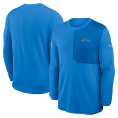 Los Angeles Chargers Sideline Coach UV Dri-FIT Long Sleeve Shirt - Powder Blue
