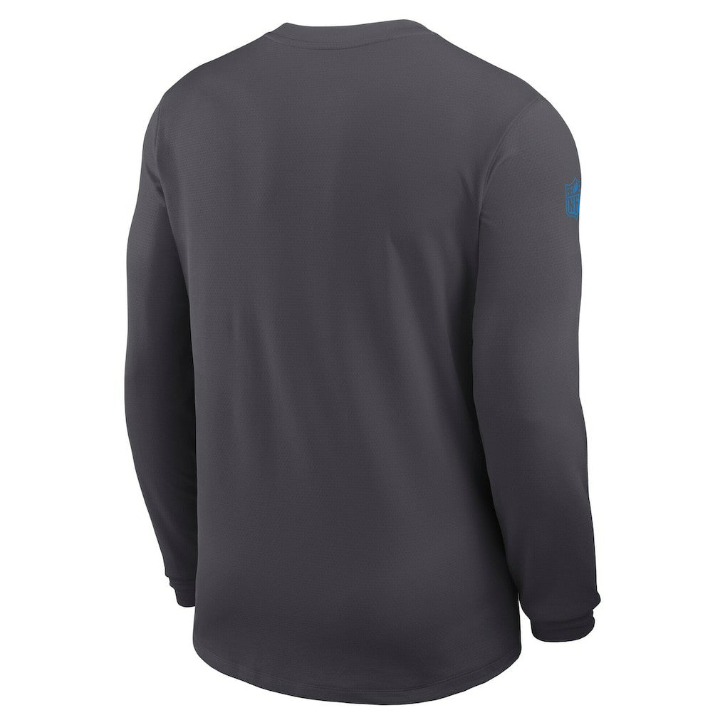 Los Angeles Chargers Sideline Coach UV Dri-FIT Long Sleeve Shirt - Gray