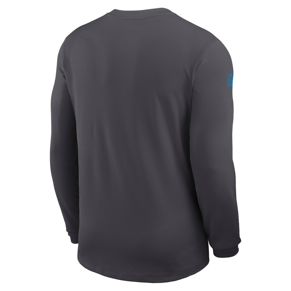 Los Angeles Chargers Sideline Coach UV Dri-FIT Long Sleeve Shirt - Gray