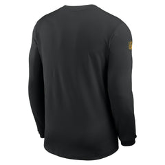 Pittsburgh Steelers Sideline Coach UV Dri-FIT Long Sleeve Shirt - Black