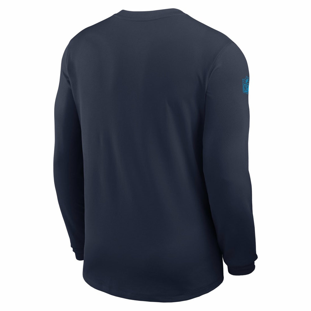 Tennessee Titans Sideline Coach UV Dri-FIT Long Sleeve Shirt - Navy