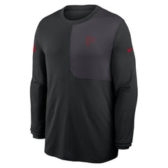 Atlanta Falcons Sideline Coach UV Dri-FIT Long Sleeve Shirt - Black