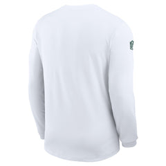 Green Bay Packers Sideline Coach UV Dri-FIT Long Sleeve Shirt - White