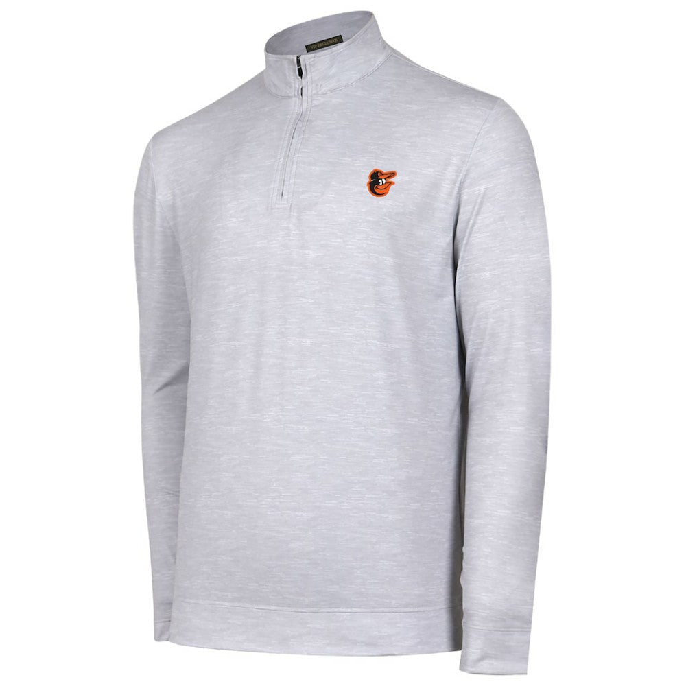 Baltimore Orioles Sublime Tri-Blend Quarter-Zip Jacket - Gray Jackets