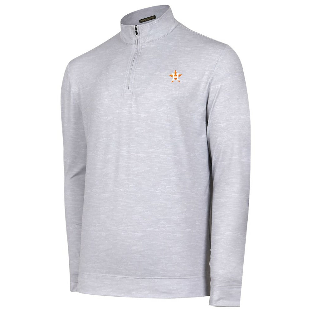 Houston Astros Sublime Tri-Blend Quarter-Zip Jacket - Gray Jackets