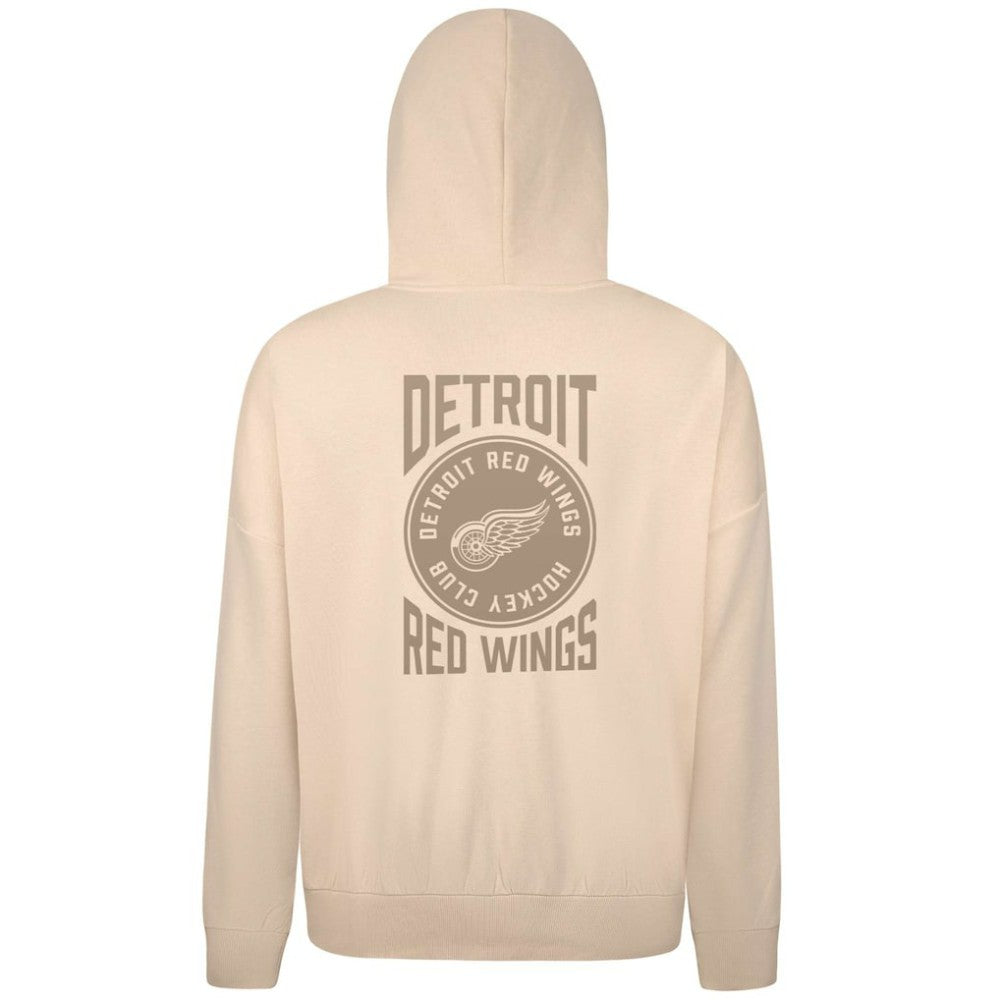 Detroit Red Wings Levelwear Contact Stamp Pullover Hoodie - Cream | US 202116536