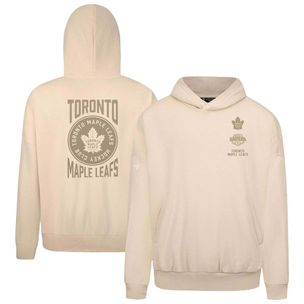 Toronto Maple Leafs Levelwear Contact Stamp Pullover Hoodie - Cream | US 202116538