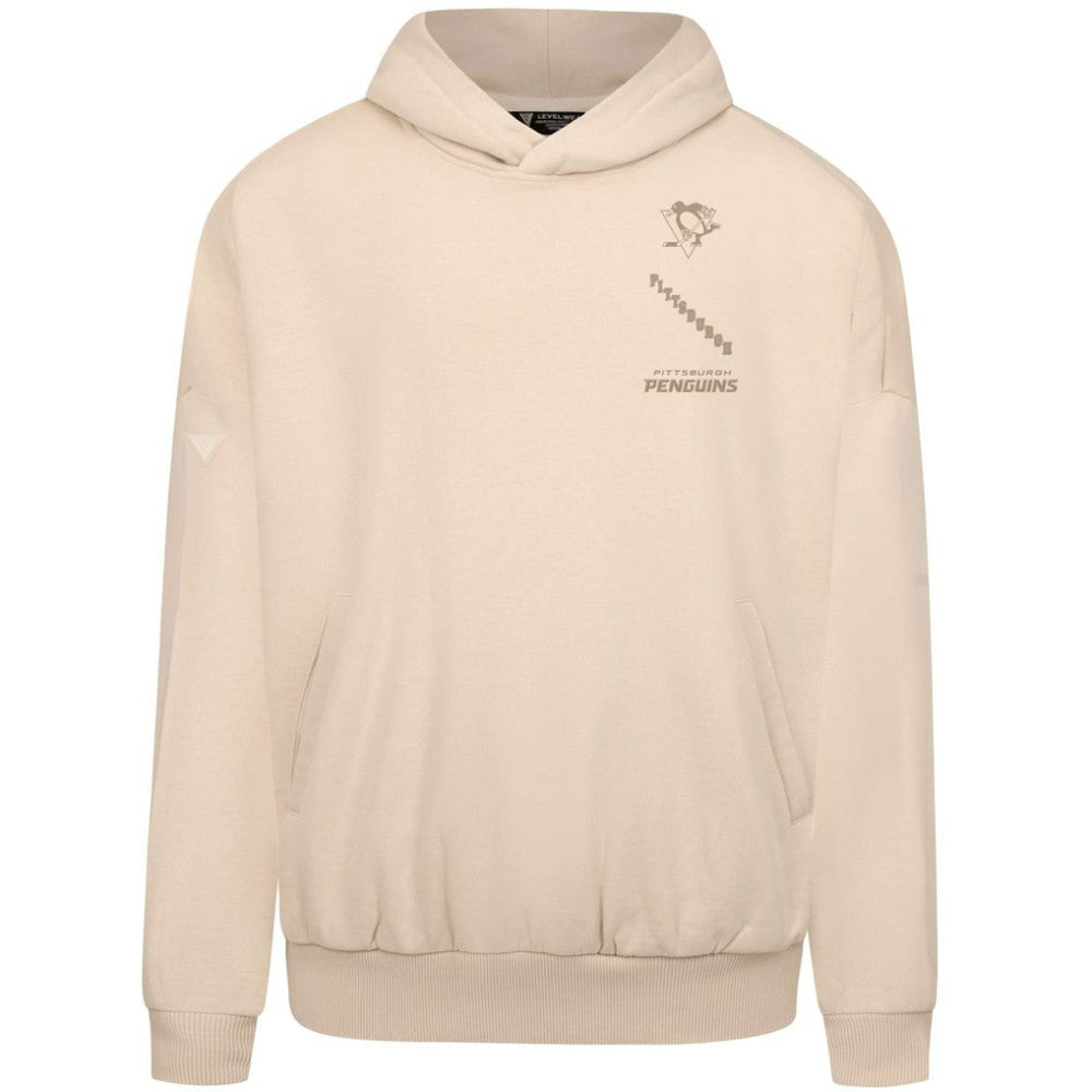 Pittsburgh Penguins Levelwear Contact Stamp Pullover Hoodie - Cream | US 202116541