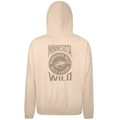 Minnesota Wild Levelwear Contact Stamp Pullover Hoodie - Cream | US 202116543