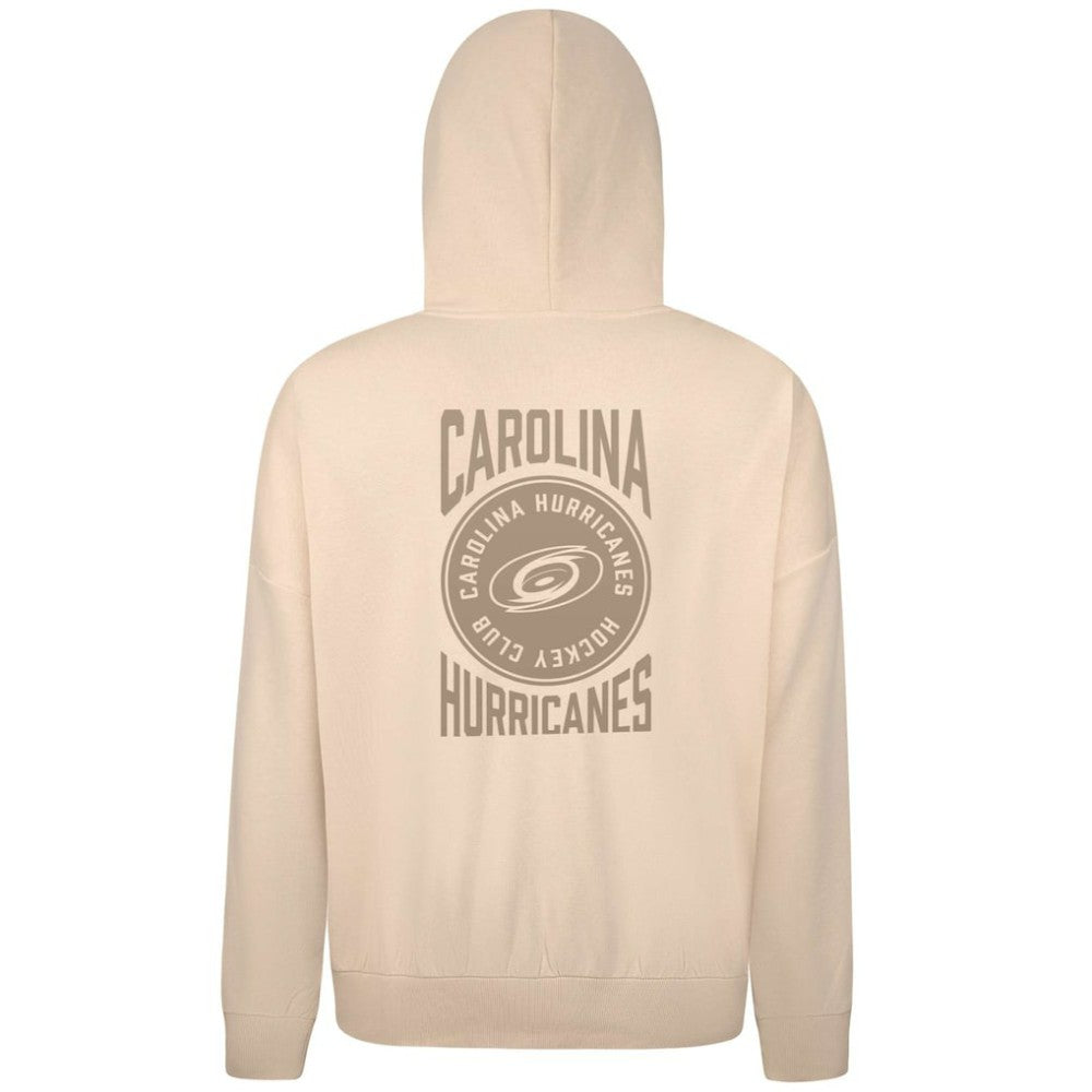 Carolina Hurricanes Levelwear Contact Stamp Pullover Hoodie - Cream | US 202116544