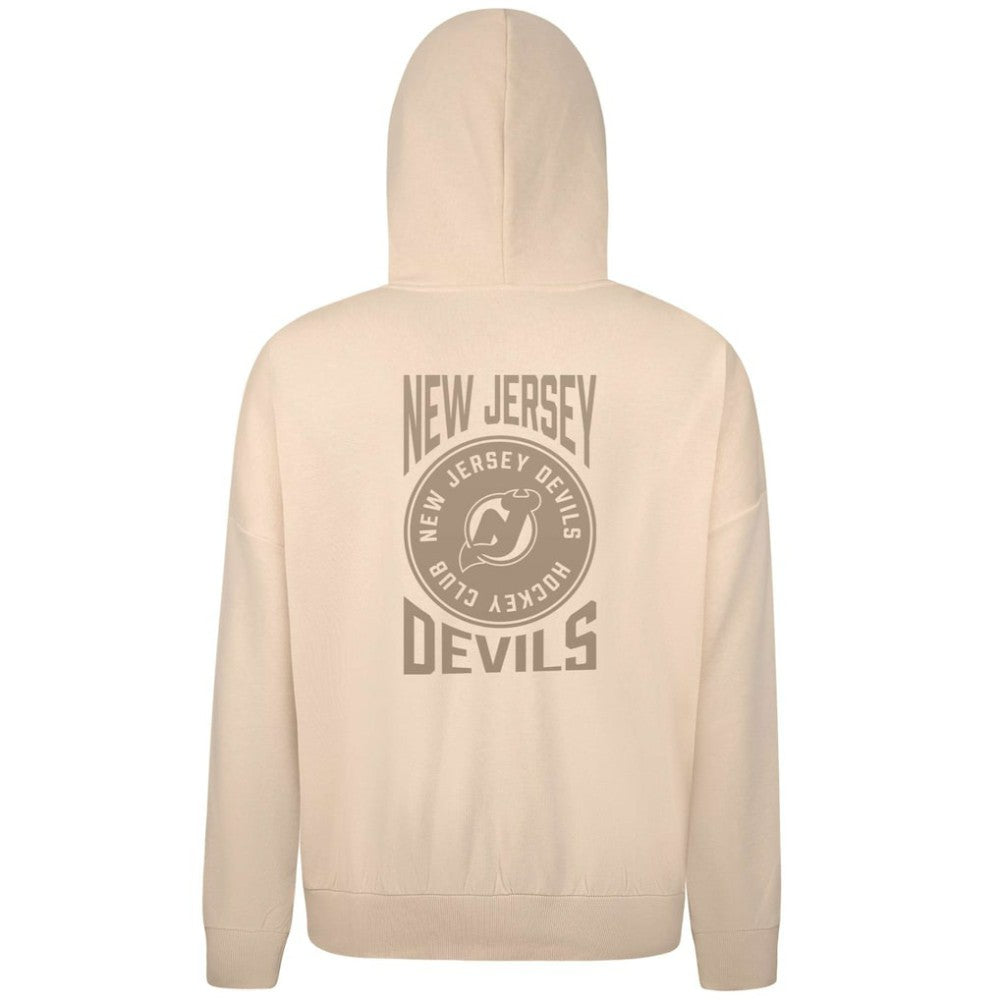 New Jersey Devils Levelwear Contact Stamp Pullover Hoodie - Cream | US 202116545
