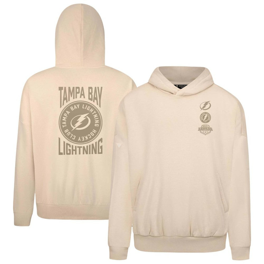 Tampa Bay Lightning Levelwear Contact Stamp Pullover Hoodie - Cream | US 202116547