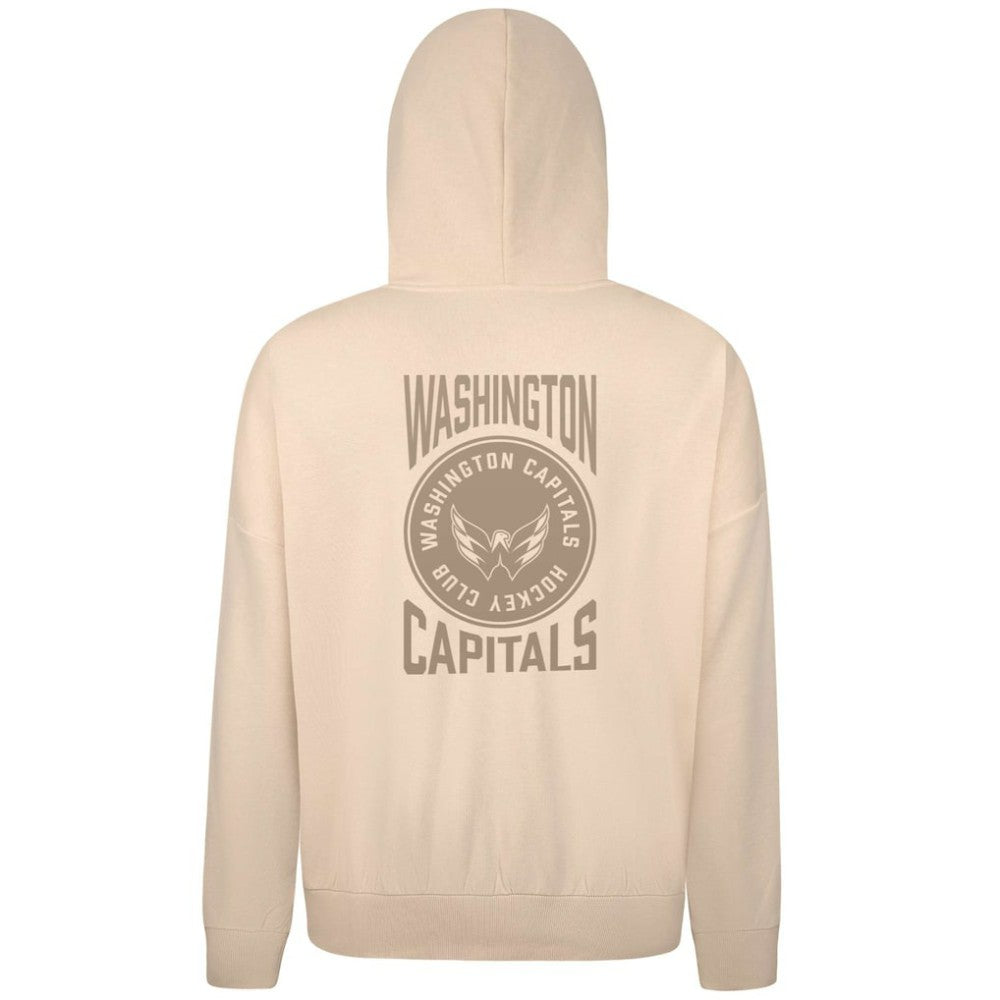 Washington Capitals Levelwear Contact Stamp Pullover Hoodie - Cream | US 202116548