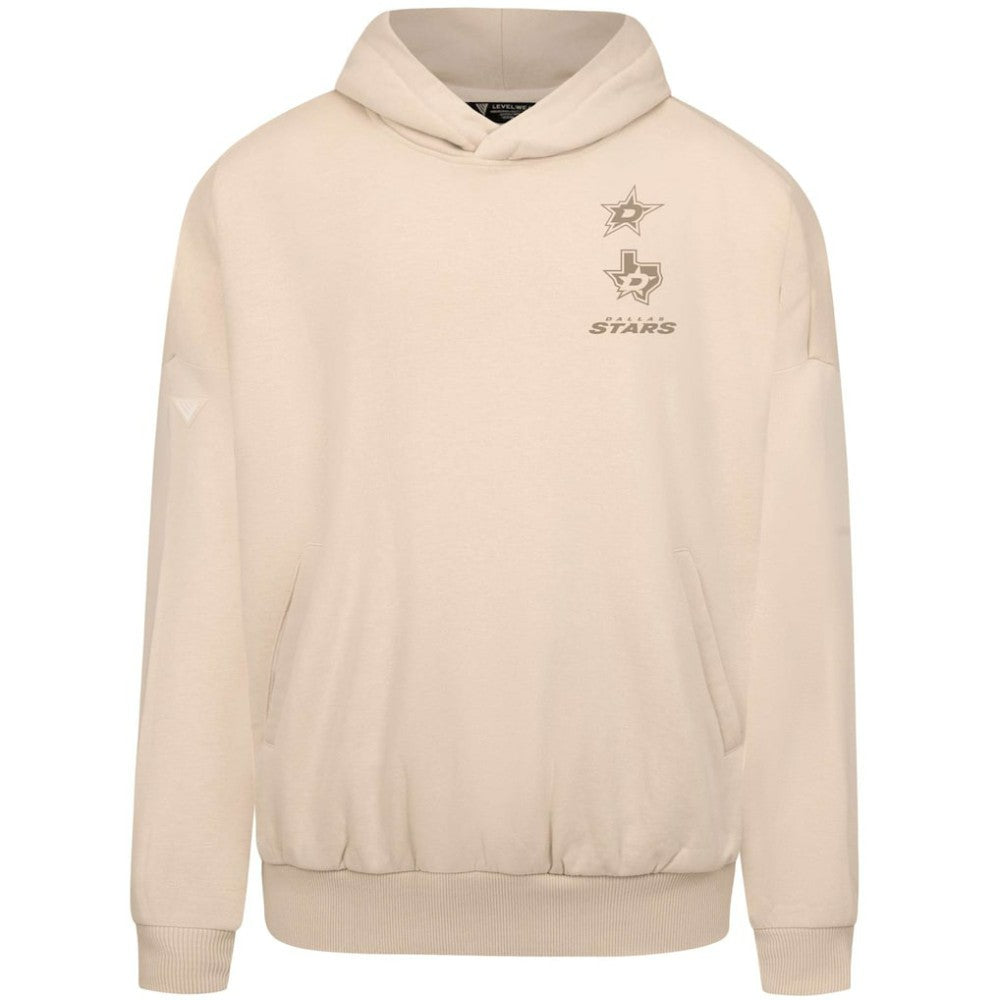 Dallas Stars Levelwear Contact Stamp Pullover Hoodie - Cream | US 202116549