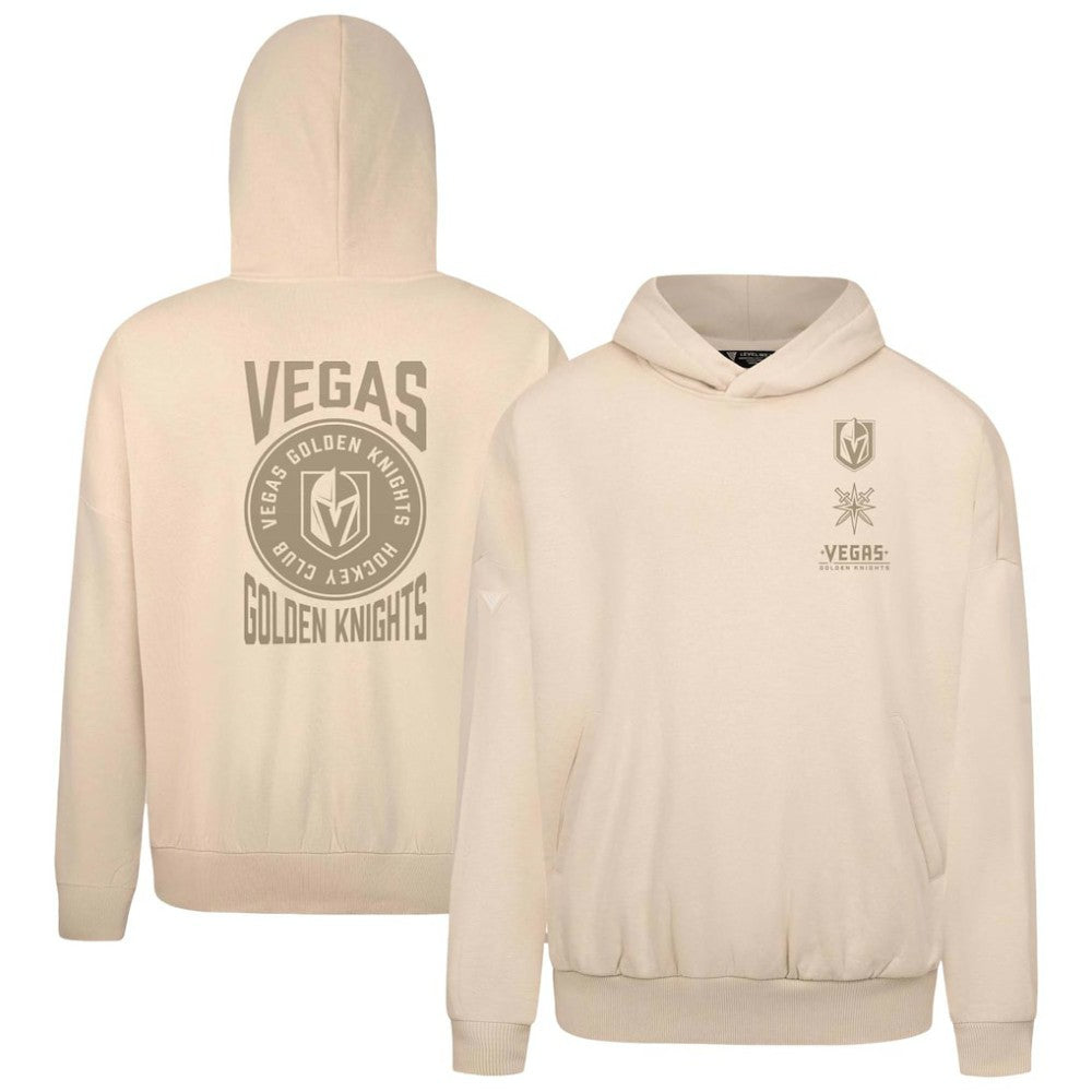 Vegas Golden Knights Levelwear Contact Stamp Pullover Hoodie - Cream | US 202116550