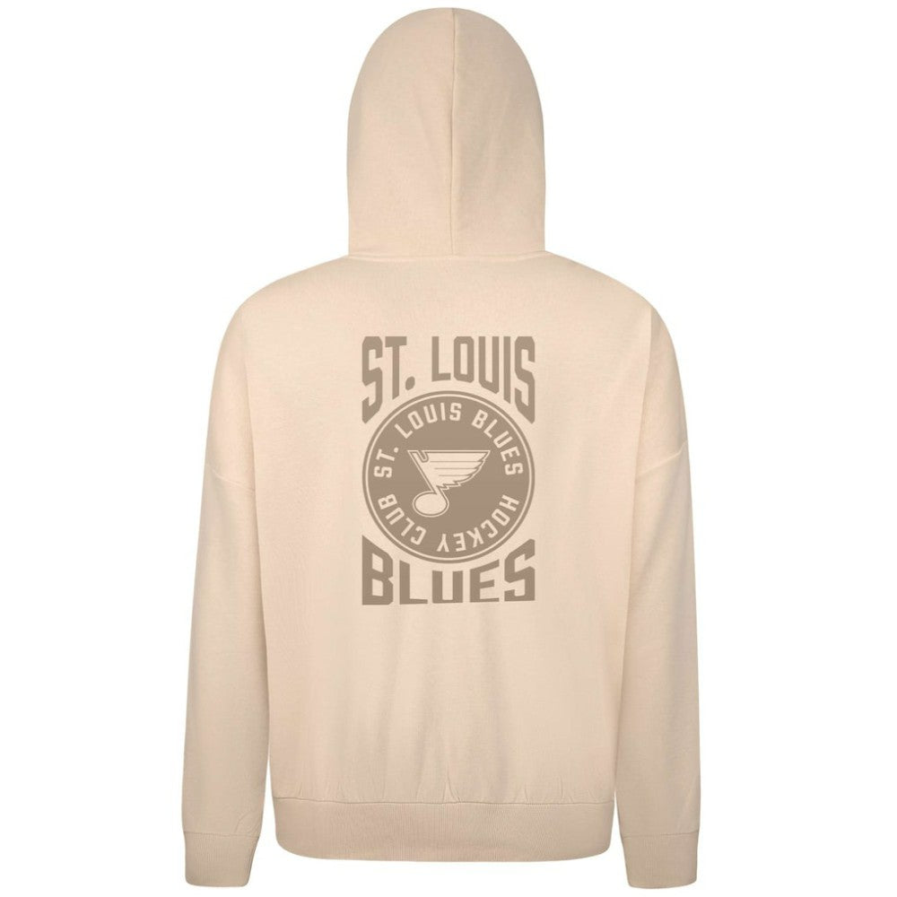 St. Louis Blues Levelwear Contact Stamp Pullover Hoodie - Cream | US 202116554