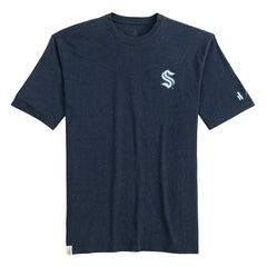 Seattle Kraken johnnie-O Heathered Spencer T-Shirt - Navy | US 202116618