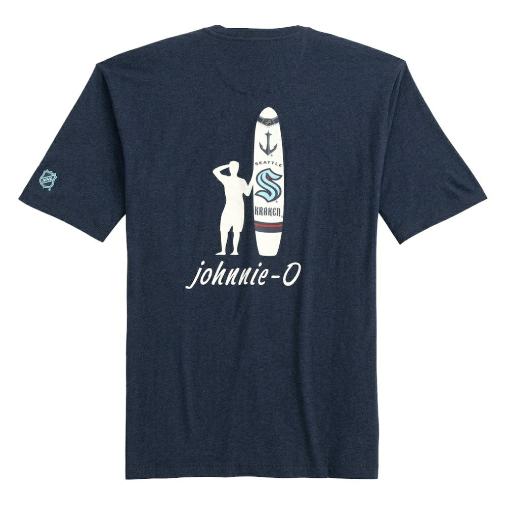 Seattle Kraken johnnie-O Heathered Spencer T-Shirt - Navy | US 202116618