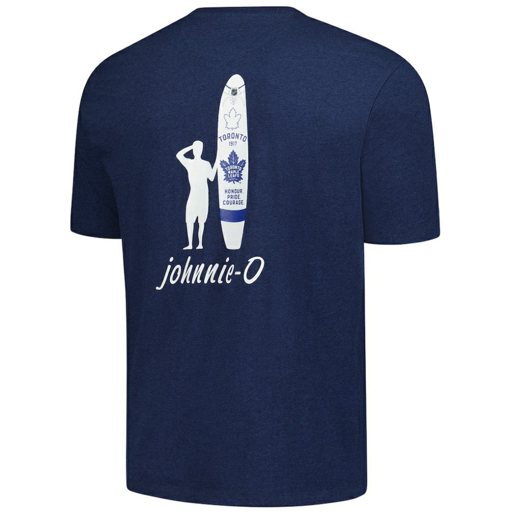 Toronto Maple Leafs johnnie-O Heathered Spencer T-Shirt - Navy | US 202116619