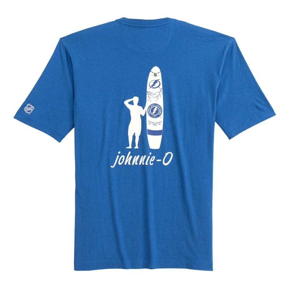 Tampa Bay Lightning johnnie-O Heathered Spencer T-Shirt - Blue | US 202116620