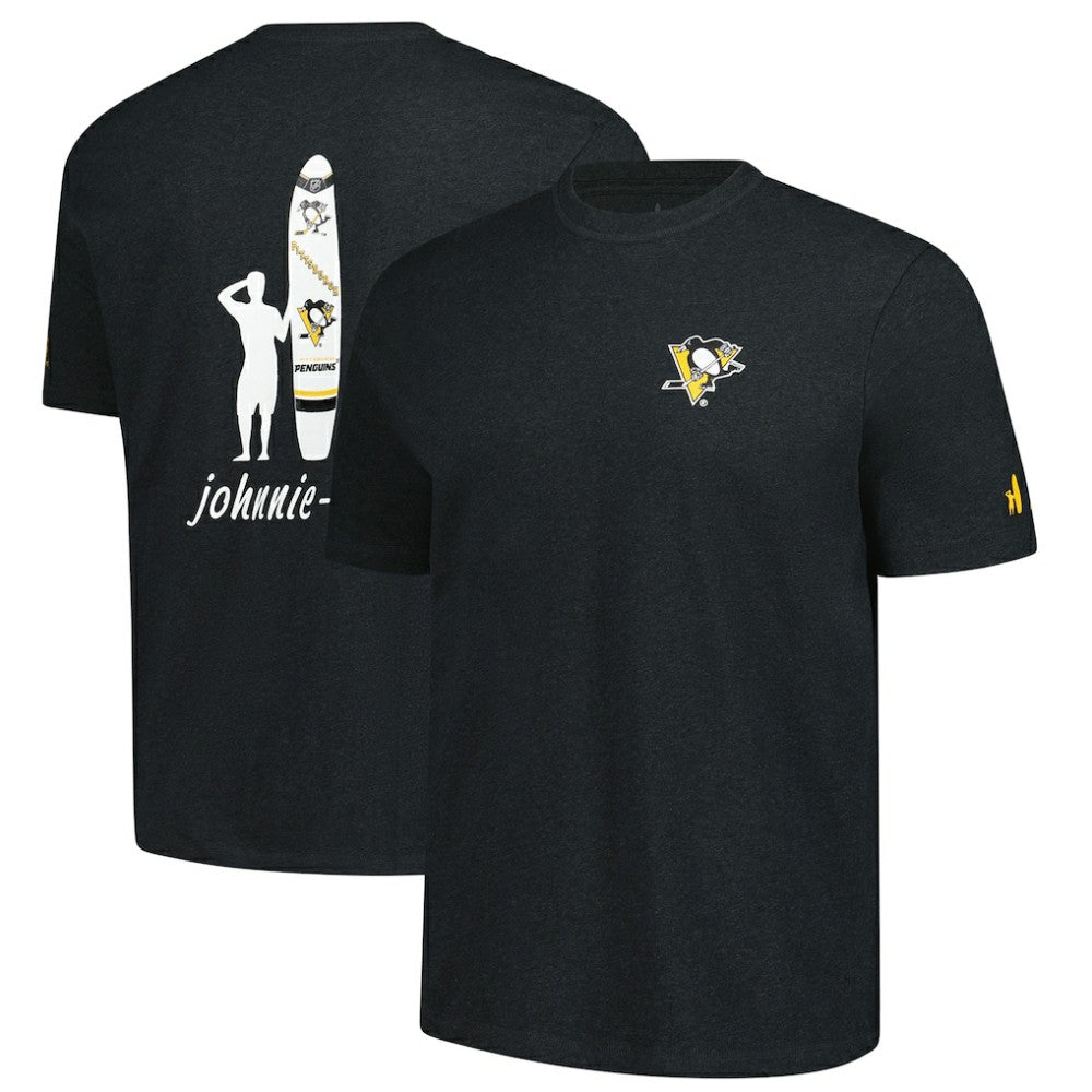 Pittsburgh Penguins johnnie-O Heathered Spencer T-Shirt - Charcoal | US 202116625