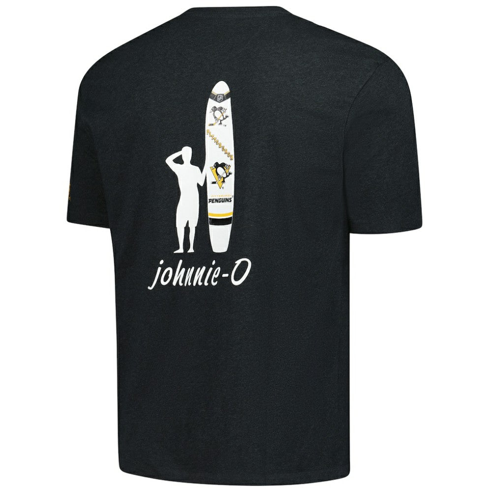 Pittsburgh Penguins johnnie-O Heathered Spencer T-Shirt - Charcoal | US 202116625
