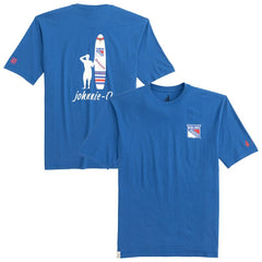New York Rangers johnnie-O Heathered Spencer T-Shirt - Blue | US 202116626