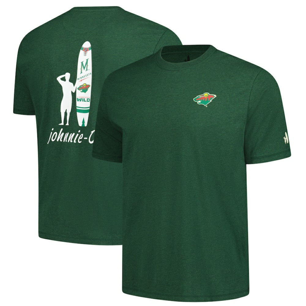 Minnesota Wild johnnie-O Heathered Spencer T-Shirt - Green | US 202116628