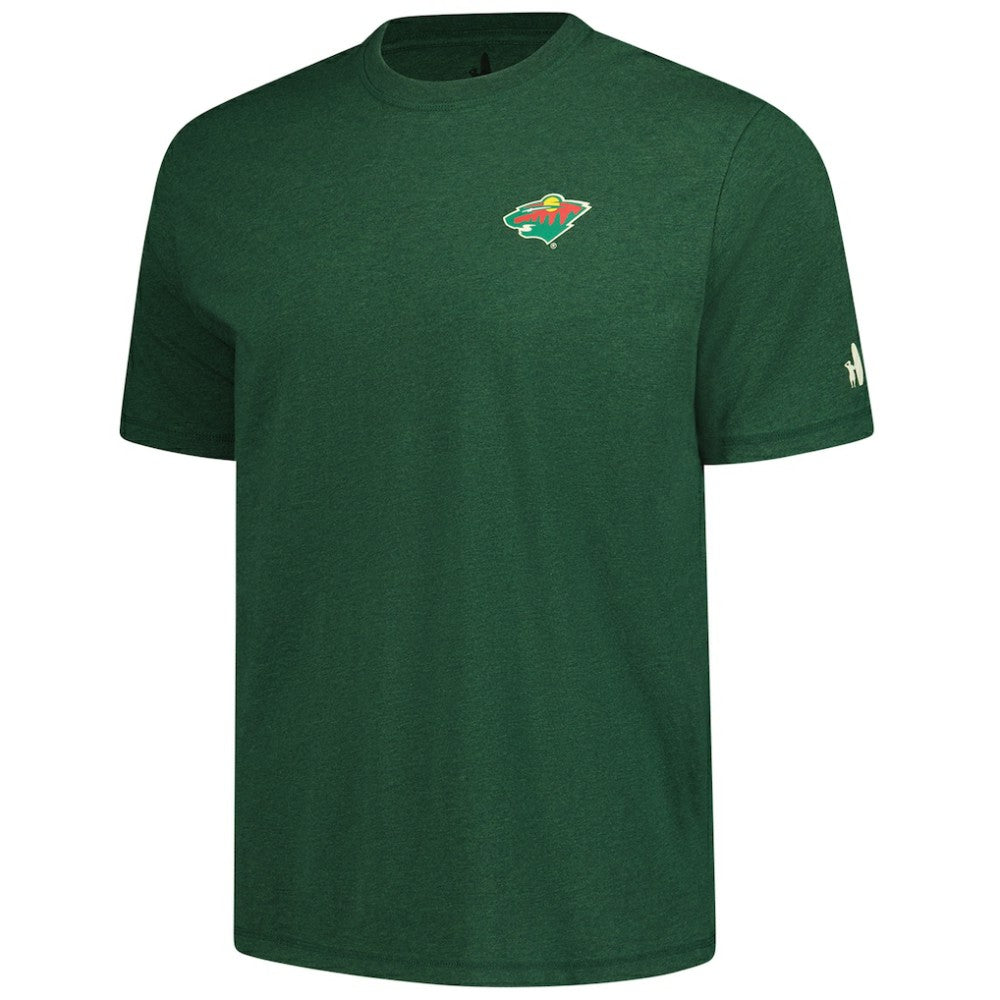 Minnesota Wild johnnie-O Heathered Spencer T-Shirt - Green | US 202116628