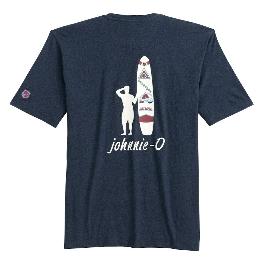 Colorado Avalanche johnnie-O Heathered Spencer T-Shirt - Dark Grey | US 202116629