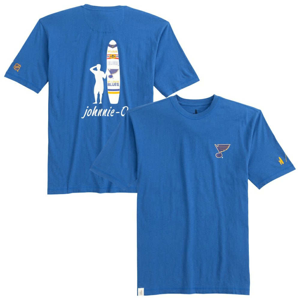 St. Louis Blues johnnie-O Heathered Spencer T-Shirt - Blue | US 202116630