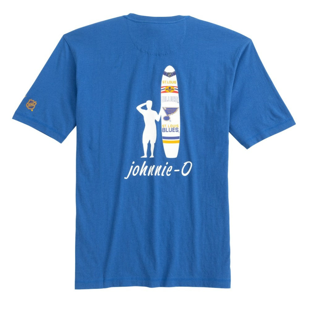 St. Louis Blues johnnie-O Heathered Spencer T-Shirt - Blue | US 202116630