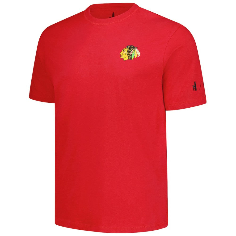 Chicago Blackhawks johnnie-O Heathered Spencer T-Shirt - Red | US 202116631