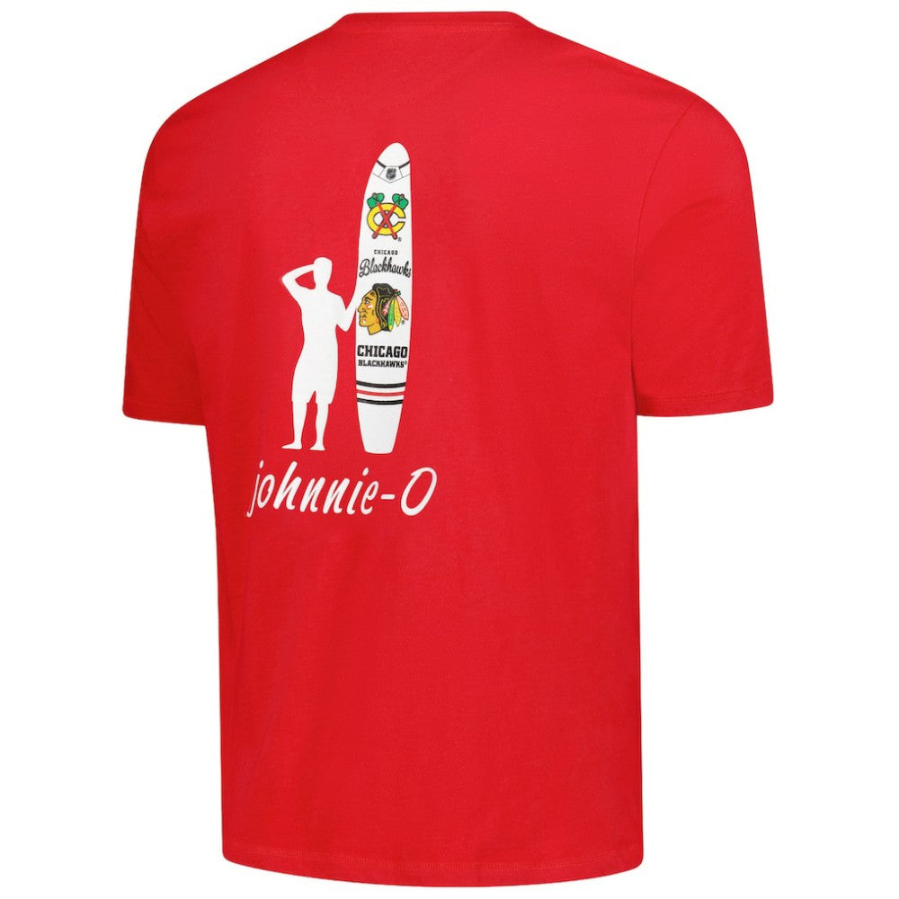 Chicago Blackhawks johnnie-O Heathered Spencer T-Shirt - Red | US 202116631