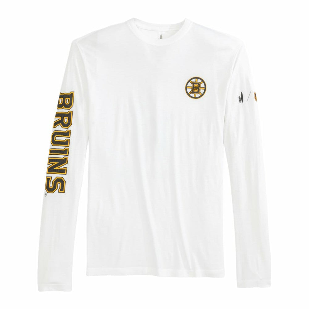 Boston Bruins johnnie-O Adam Long Sleeve T-Shirt - White | US 202116643