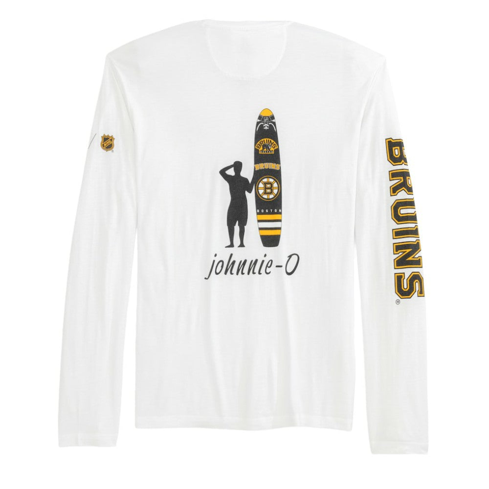 Boston Bruins johnnie-O Adam Long Sleeve T-Shirt - White | US 202116643