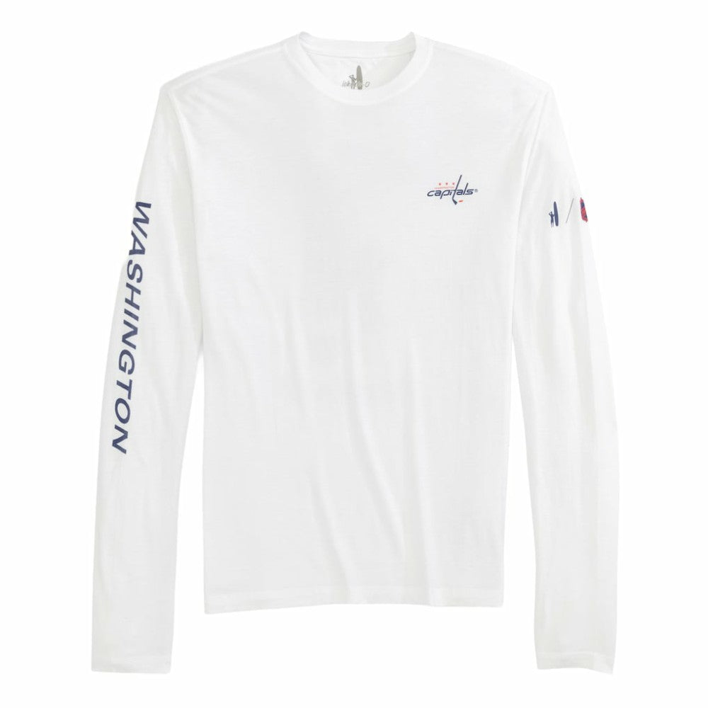 Washington Capitals johnnie-O Adam Long Sleeve T-Shirt - White | US 202116644