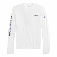 Washington Capitals johnnie-O Adam Long Sleeve T-Shirt - White | US 202116644