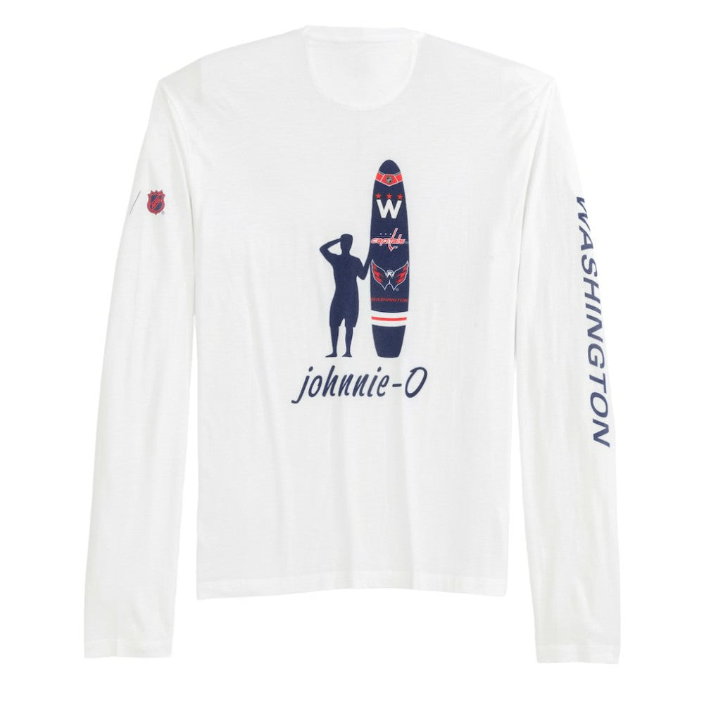 Washington Capitals johnnie-O Adam Long Sleeve T-Shirt - White | US 202116644